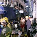 (Pattaya News 1) Huge explosion wrecks buildings on Pattaya Central Road pic 3 copy